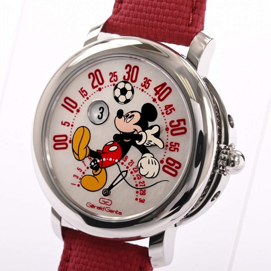ミッキーマウス　ゴールド　ブレスレット　美品