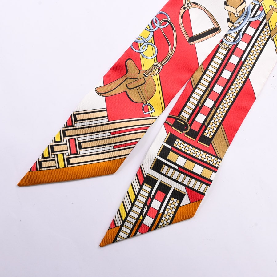 HERMES シルク ツイリー ロデオ エルメス | ツイリー | シルク | 未使用品 | レディース 【公式