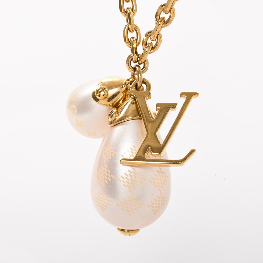 ルイヴィトン | パンダンティフダミエパール | M66322 | ゴールド  