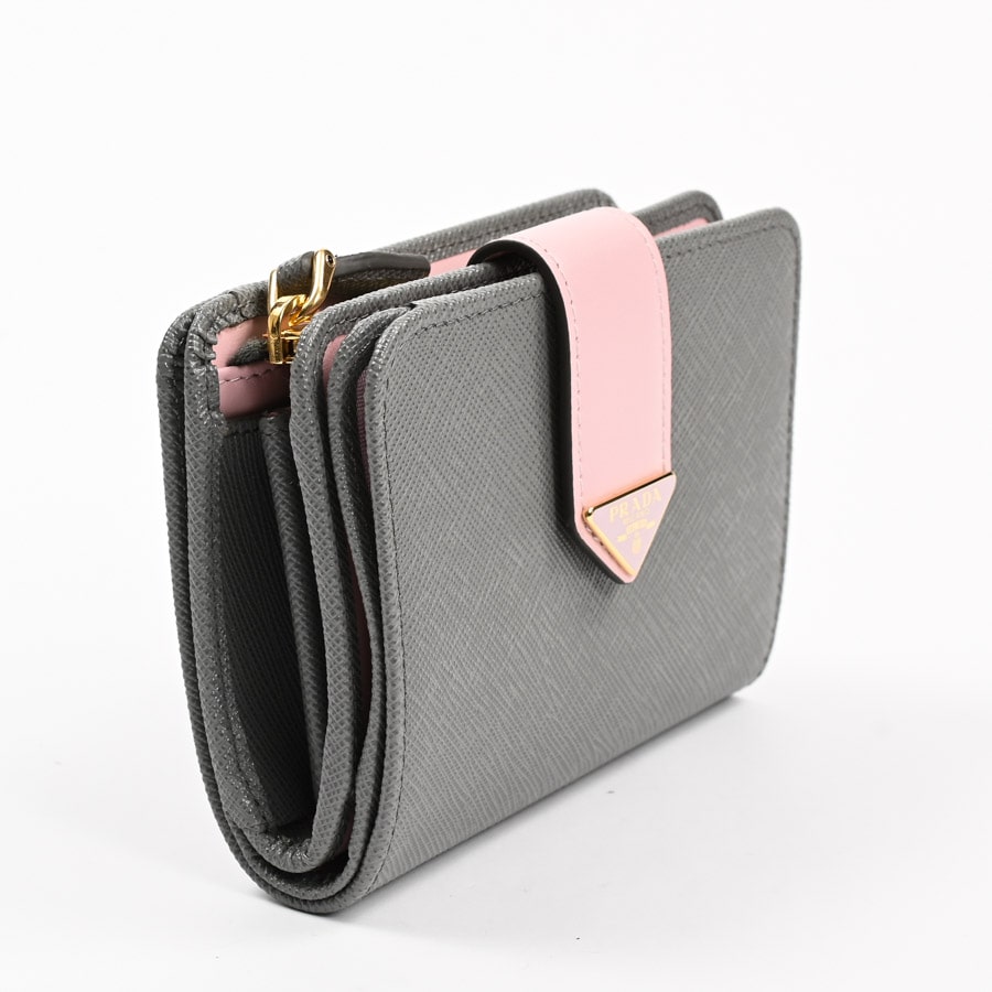 正規品 プラダ サフィアーノ メタル Lラウンド ウォレット 財布