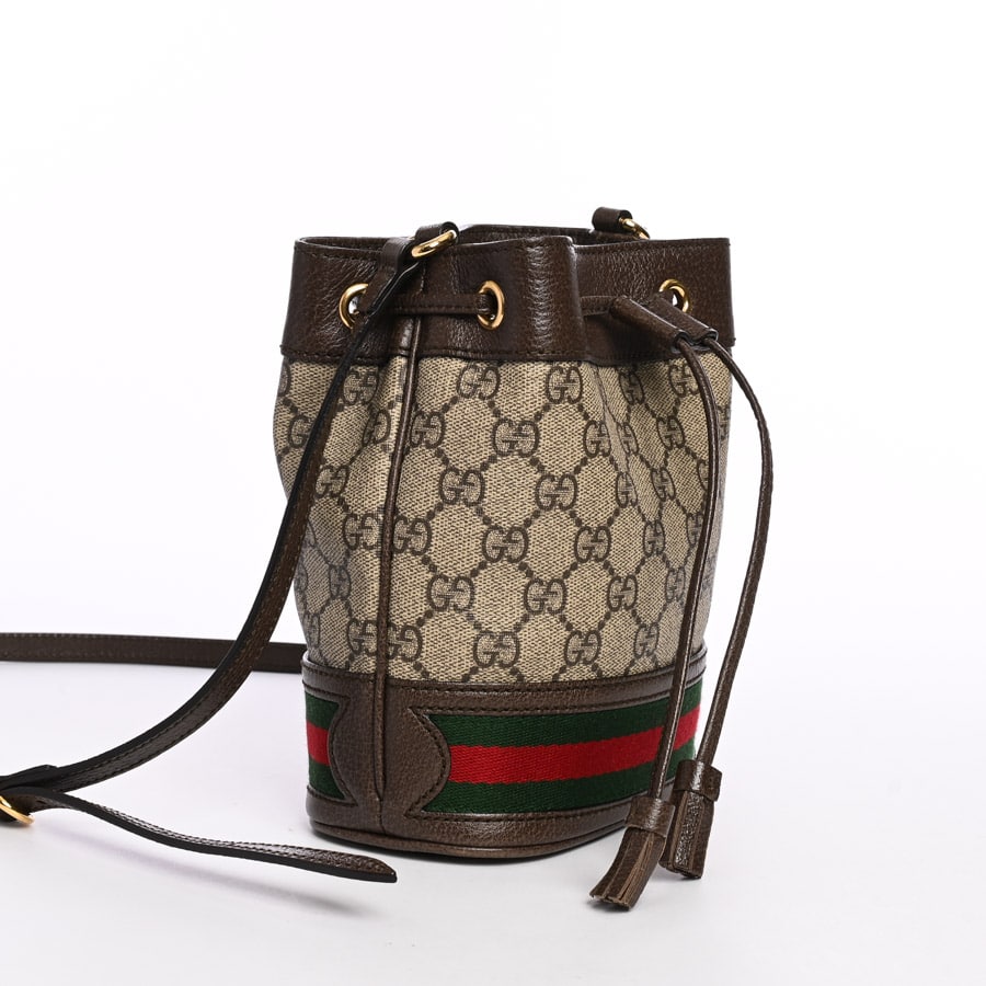 送料関税込◇GUCCI モノグラム ミニ バケットバッグ GUCCI GGモノグラムミニバケットバッグ (GUCCI/ショルダーバッグ