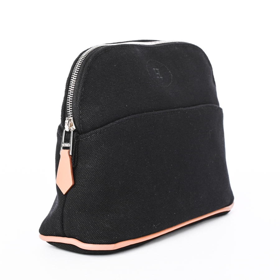 HERMES ボリードポーチ PM ブラック エルメス HERMES エルメス ポーチ ボリードポーチPM キャンバス ブラック