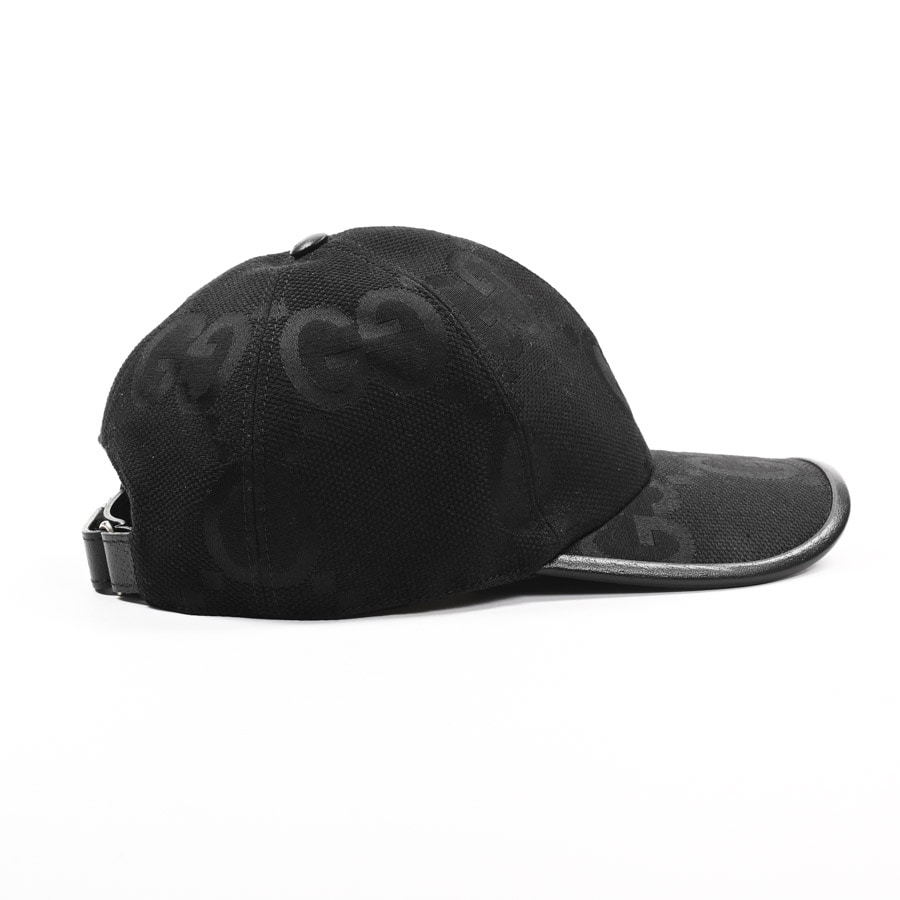 GUCCI ブラック キャップ 727562 グッチ | ベースボールキャップ | 727562 | GGキャンバス | 中古