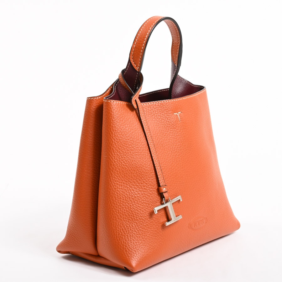 トッズ | 2WAYハンドバッグ | ハンドバッグ | 型押しレザー | 中古A品