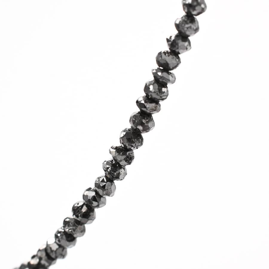 ブラックダイヤ ネックレス | K18ホワイトゴールド | 中古B品 
