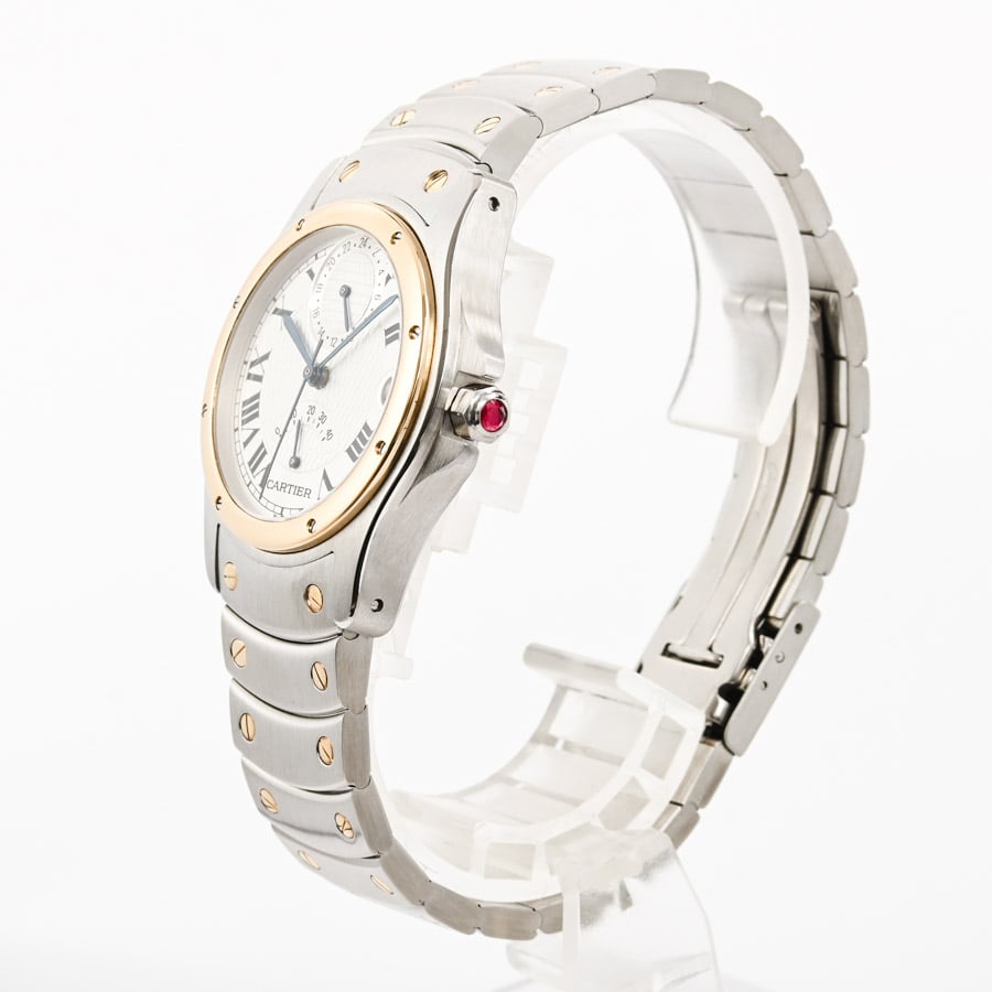 カルティエ | サントスラウンド GMT カルティエ150周年記念 | W20038R3 