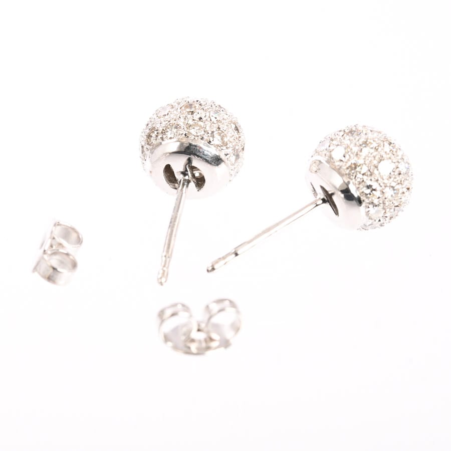 ノーブランドのダイヤピアス ノンブランドジュエリー | ダイヤ ピアス | K18ホワイトゴールド
