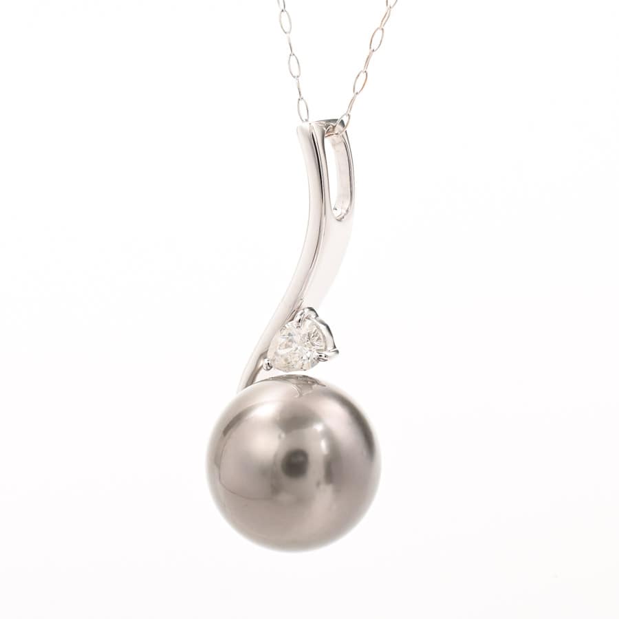 パール ネックレス | K18ホワイトゴールド | 中古A品