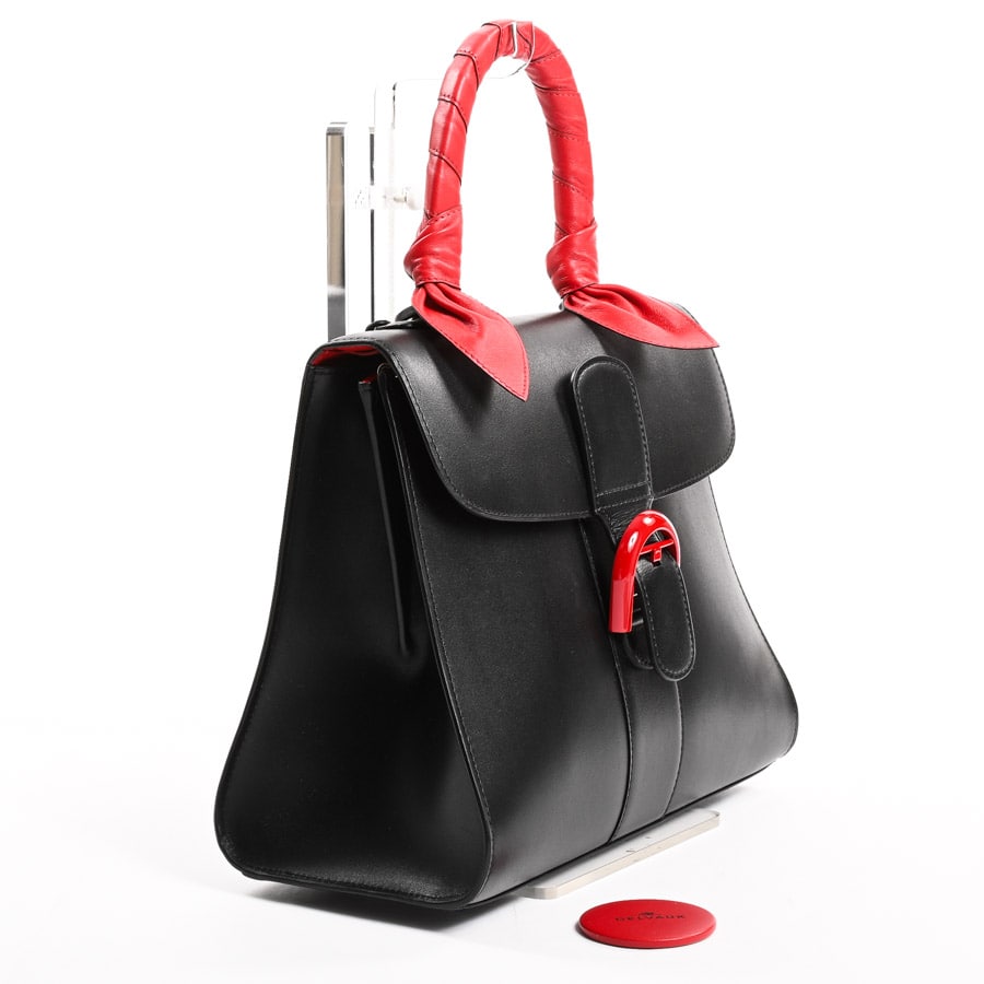 DELVAUX】デルヴォー ブリヨンMM ワンハンドル ボックスカーフ