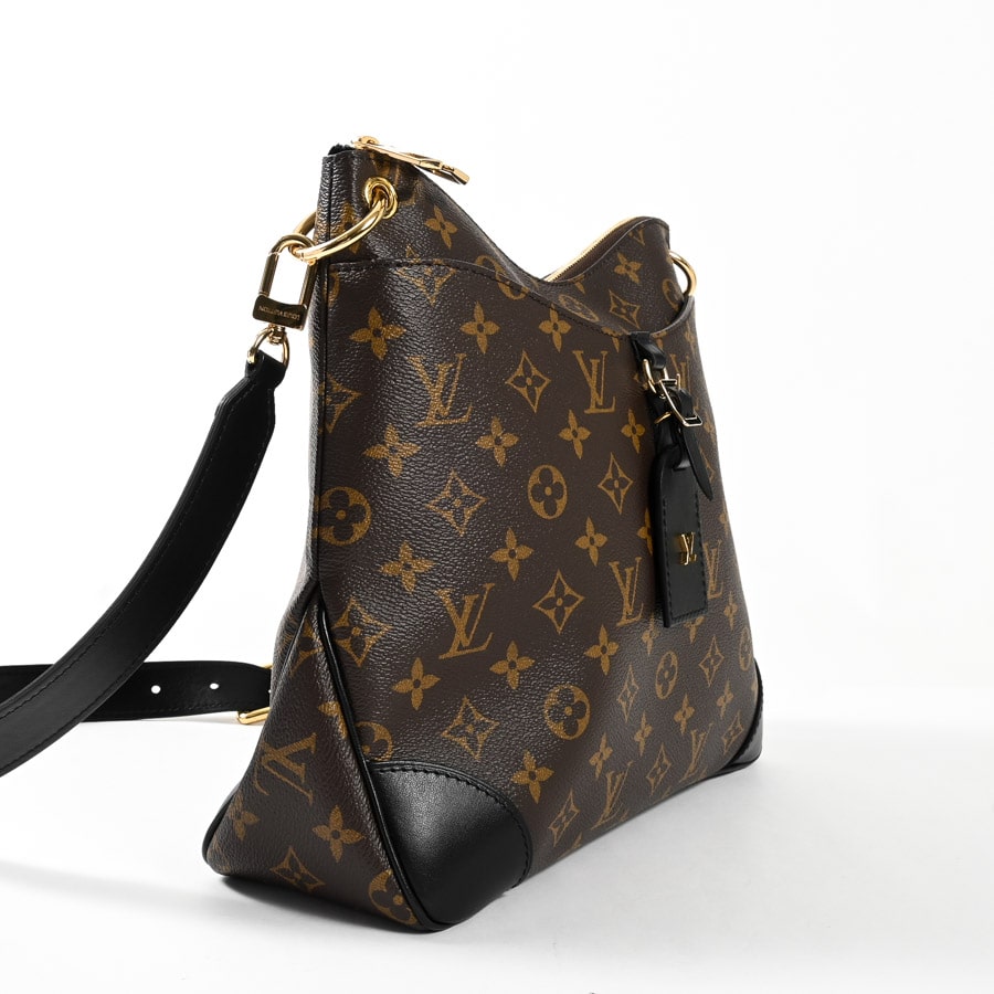 LOUIS VUITTON LV ルイ・ヴィトン オデオンNM PM ショルダーバッグ モノグラム ノワール 定価￥281600-  2148103544231【200】