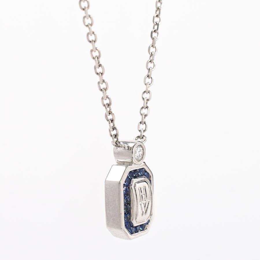 HWロゴ | K18ホワイトゴールド | 中古A品| レディース│ハリー