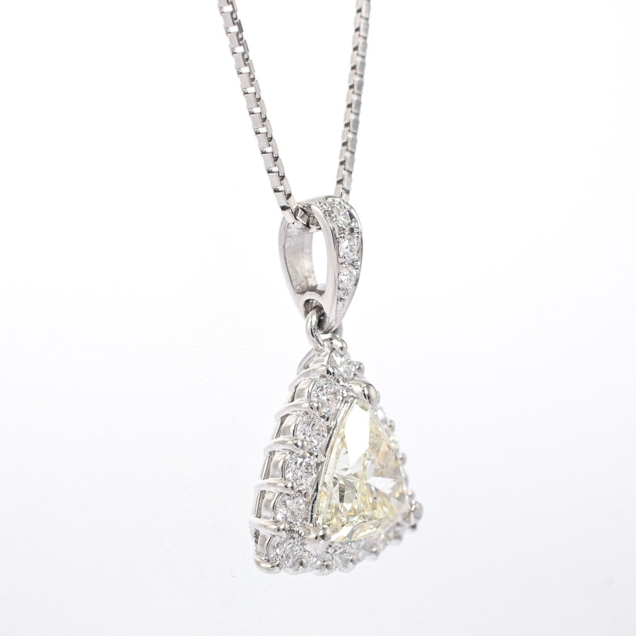 イエローダイヤ ネックレス | プラチナ900/850 | 中古A品