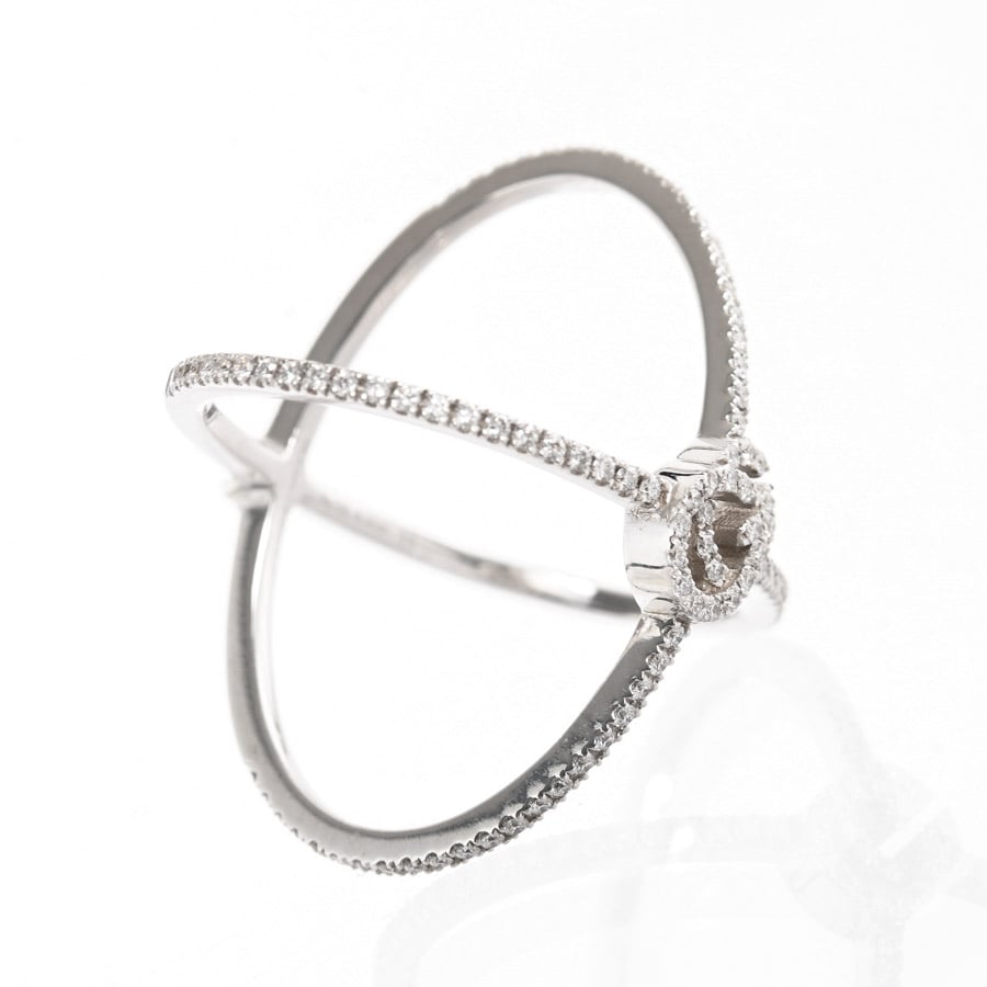 GGランニング | K18ホワイトゴールド | 中古A品| レディース│グッチ