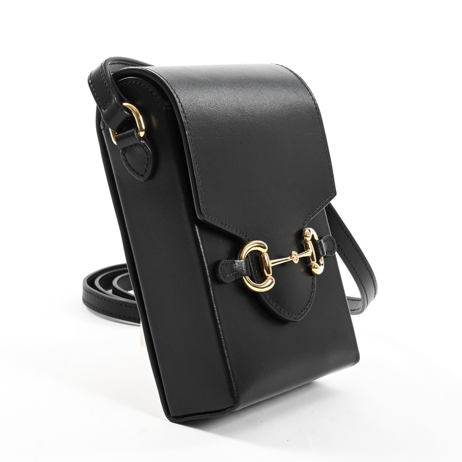 GUCCI グッチ ホースビット 1955 ショルダーバッグ レザー ブラック レディース 中古 – 【公式】リサイクルキング オンラインショップ