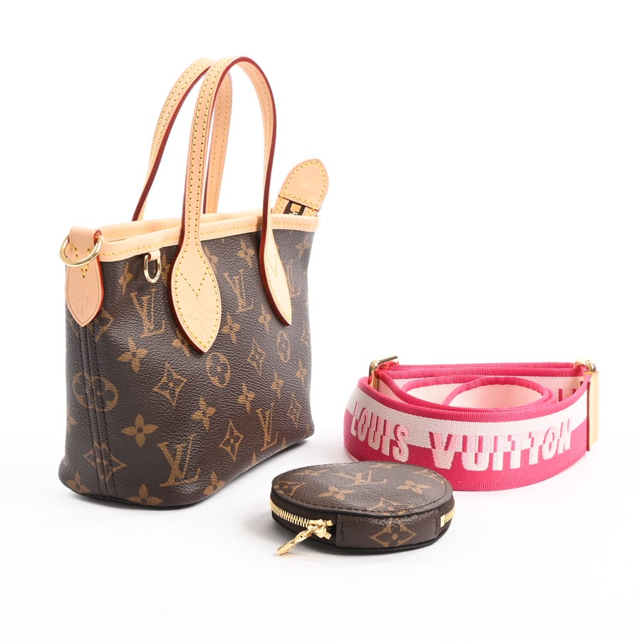 Louis 半間 Vuitton ルイヴィトン ネヴァーフルMM モノグラム ローズ 