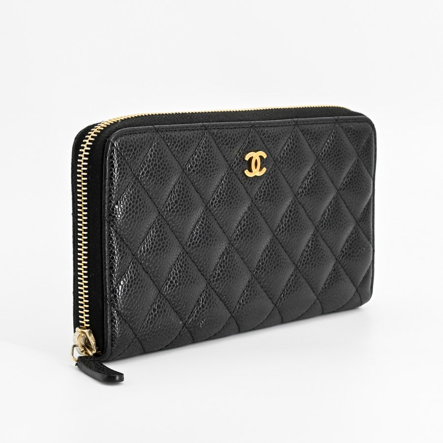 Chanel-A50097クラシックキャビア ロングファスナー 長財布 クラシックロングジップウォレット | A50097 | 長財布