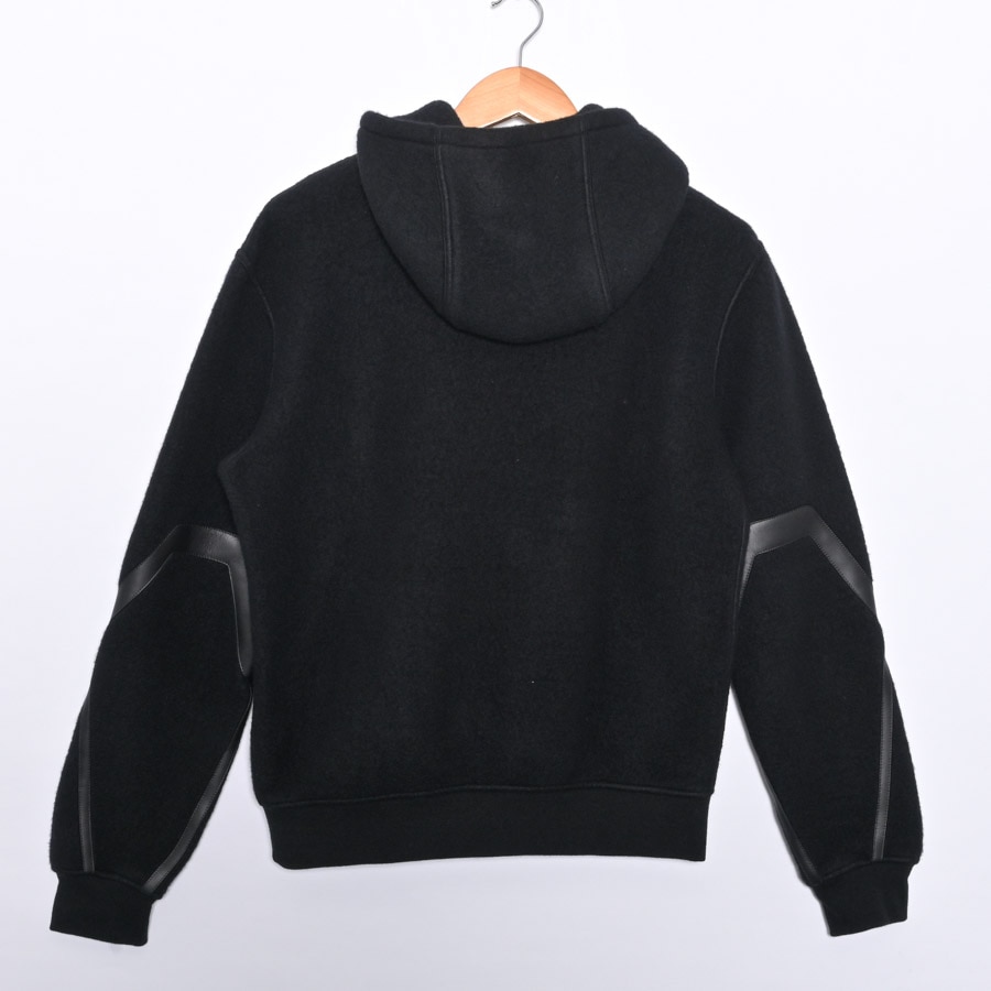 エルメス ニット パーカー カシミヤ 黒 Mサイズ
