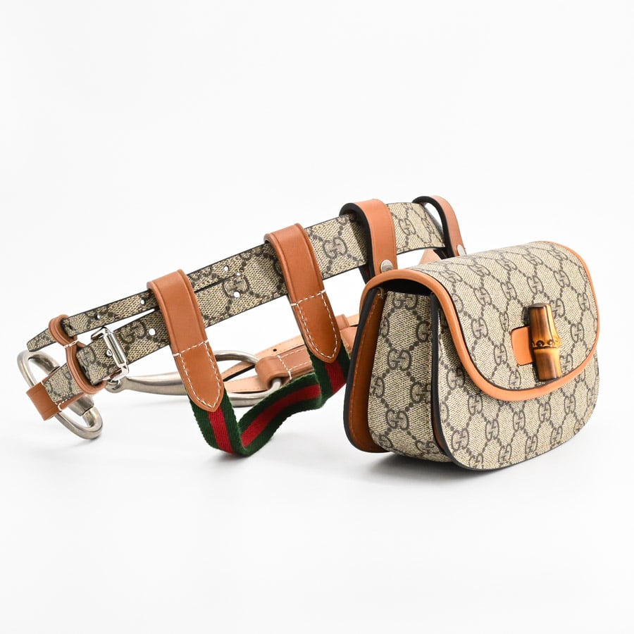 GUCCI★〔グッチ バンブー 1947〕 ミニ ベルトバッグ★すぐ届く バンブー1947ミニベルトバッグ | 681137 | ウエストバッグ | GG