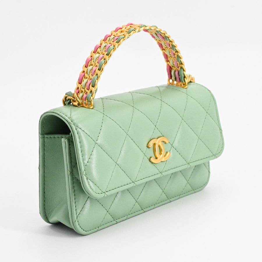 フラップフォンケース | AP3242 | ラムスキン | 中古A品| レディース