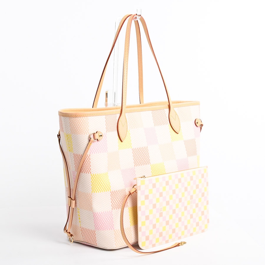 シンプルで上品♪【Louis Vuitton】トートバッグ LOUIS VUITTO ルイヴィトン トートバッグ LVxUF ネヴァーフルMM
