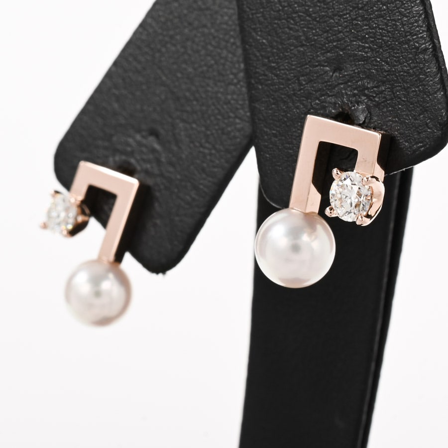 TASAKIタサキ バランスノートネックレス ペンダント Ꮶ18あこや真珠