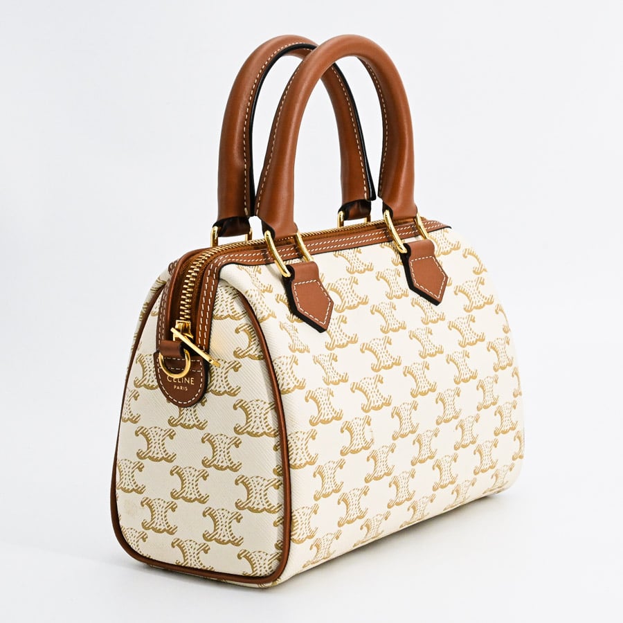 【CELINE】セリーヌ トリオンフキャンバス スモールボストン スモールボストンバッグ | 11377 | ハンドバッグ | トリオンフ