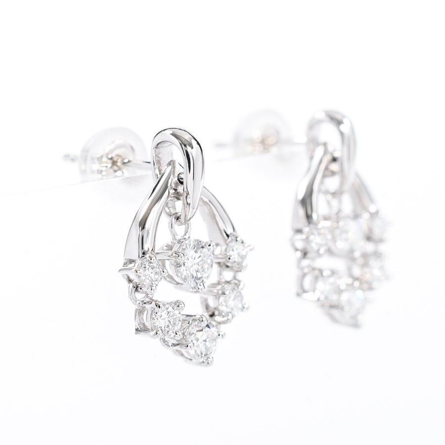 ダイヤ ピアス(チャーム:約W9xH15mm): ブランドジュエリー【公式