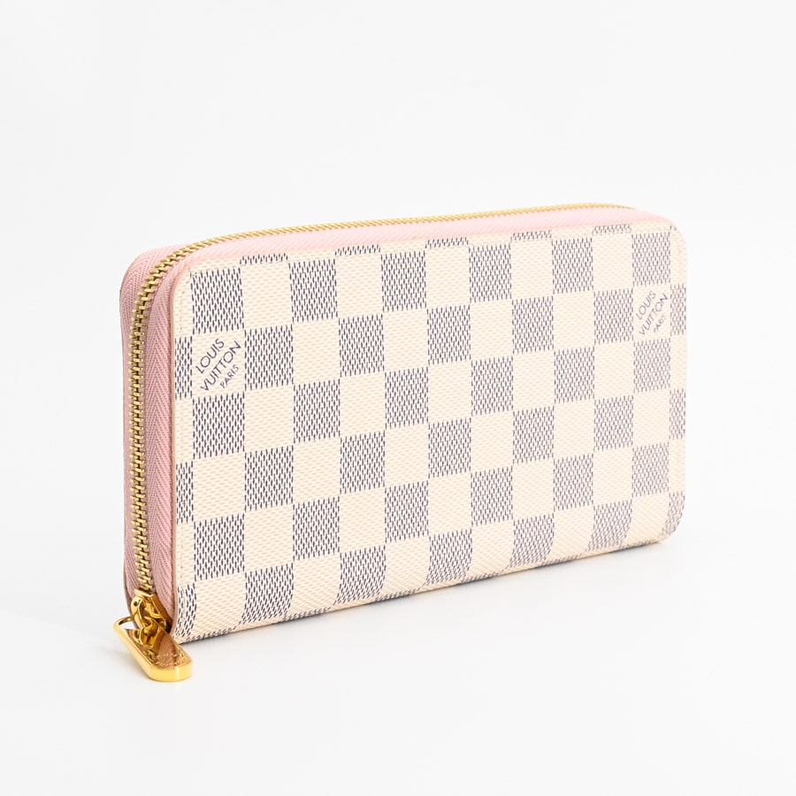 ☆Louis Vuitton☆ ジッピー・ウォレット ローズ・バレリーヌ LOUIS VUITTON ルイヴィトン 長財布 ダミエ ジッピー