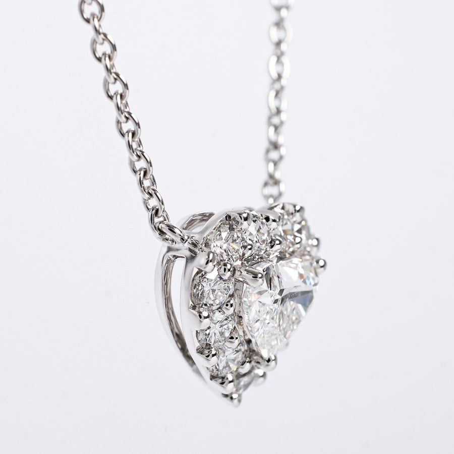 新品　K18WG ハート　クラスプ　ホワイトゴールド au750刻印 新品 K18WG ハート クラスプ ホワイトゴールド au750刻印