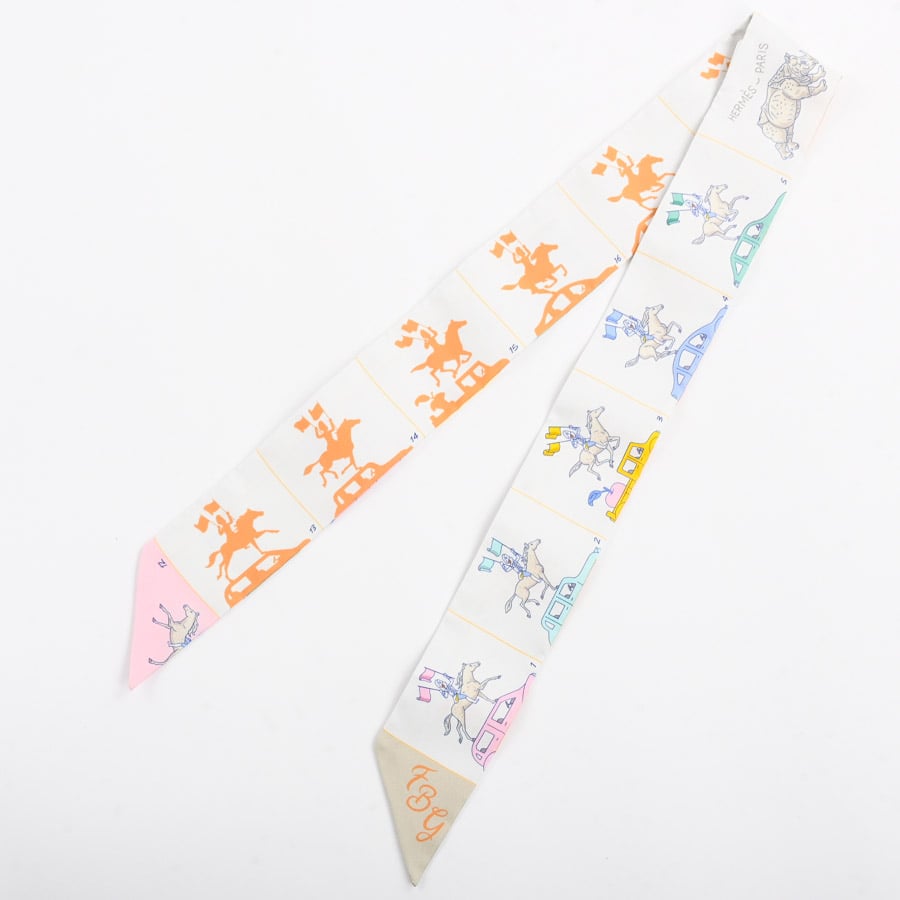 HERMES シルク ツイリー ロデオ ツイリー | シルク | 未使用品| ユニセックス│エルメス 【公式