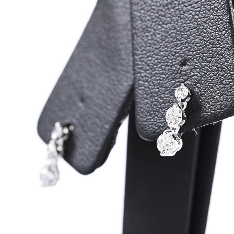 ダイヤ ピアス | K18ホワイトゴールド | 中古A品| レディース