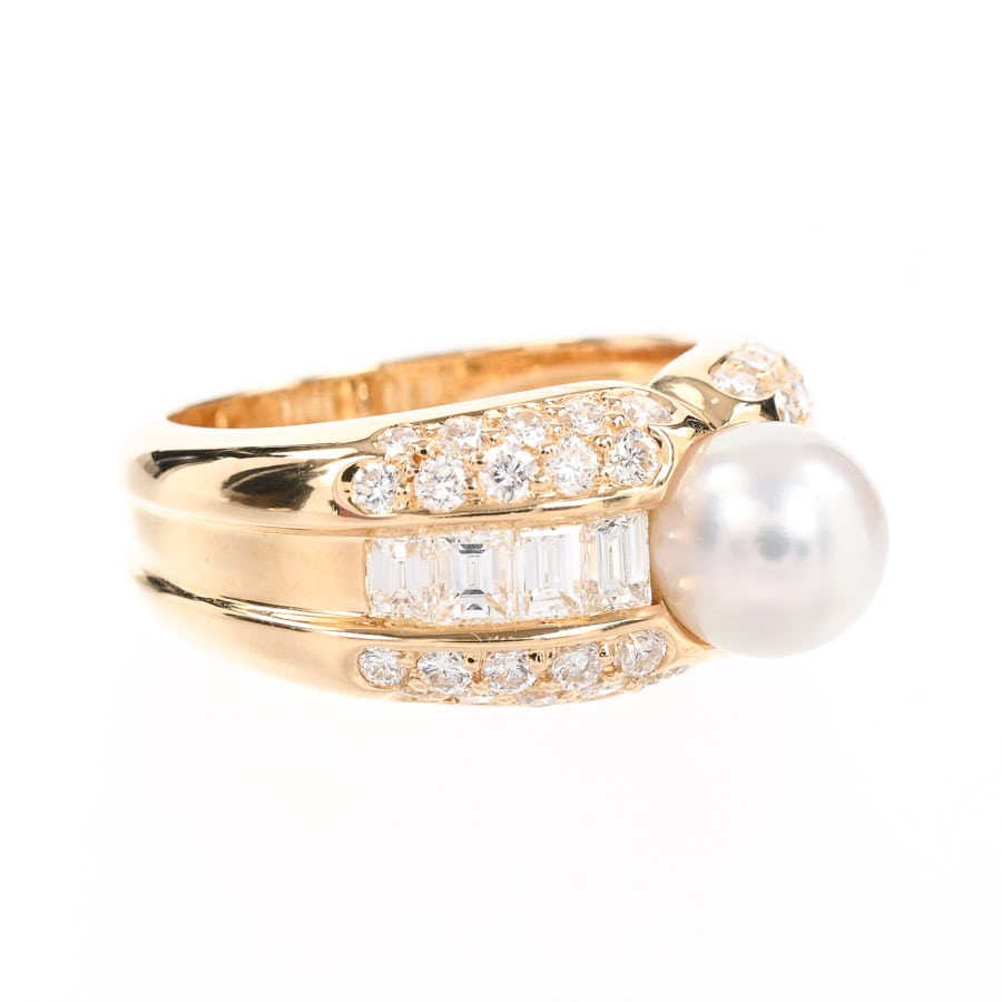 パール リング | GGCN4999 | K18イエローゴールド | 中古A品