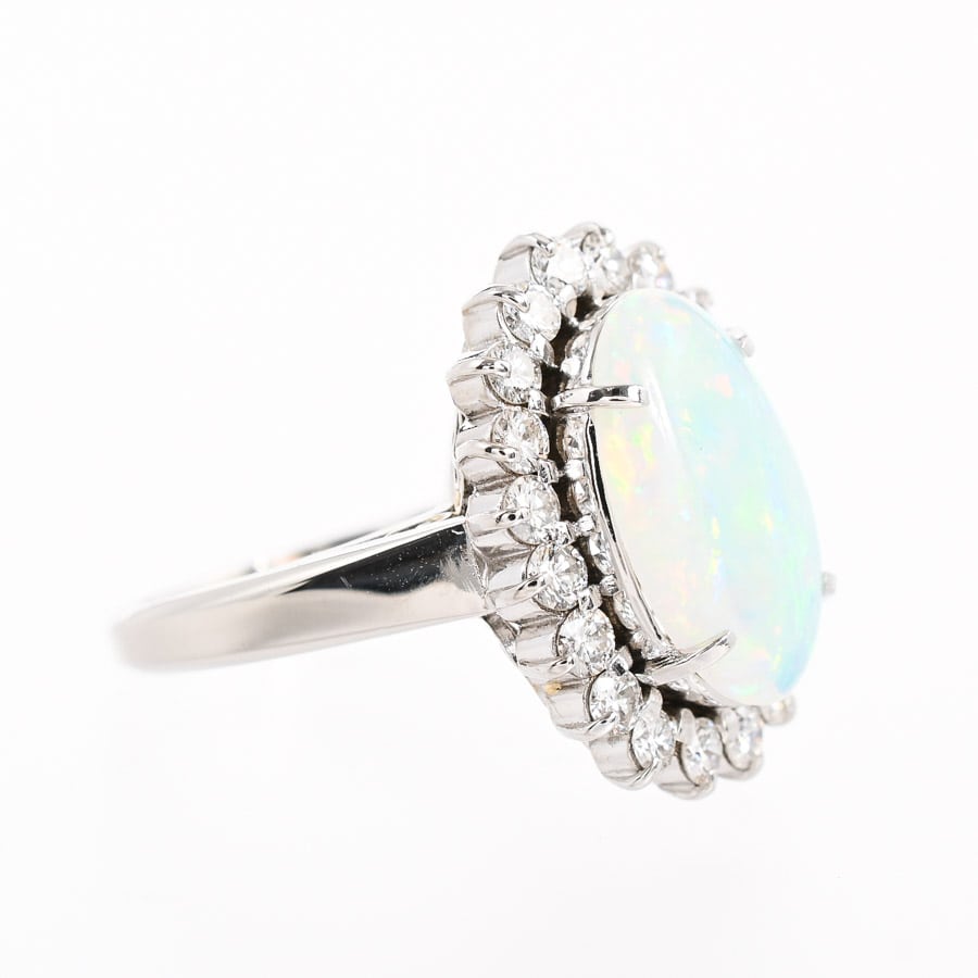 オパール リング | プラチナ900 | 中古A品| レディース│ノンブランド