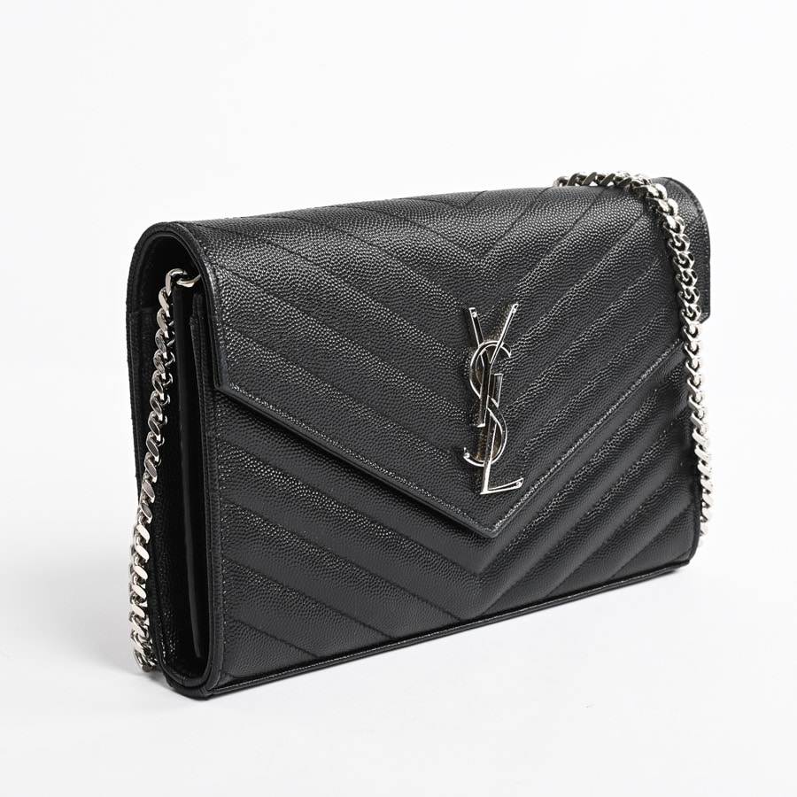 サンローランチェーンウォレット【正規品】 サンローラン SAINT LAURENT SAINT LAURENT チェーンウォレット 607788