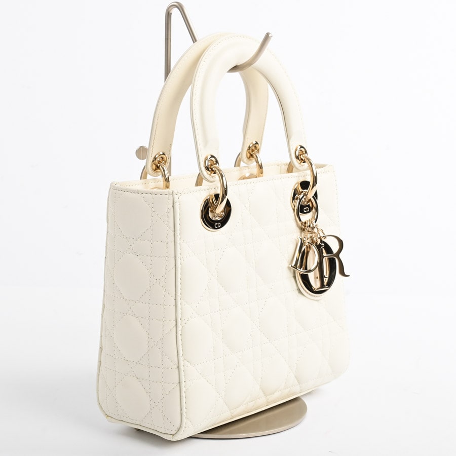 Dior - mihana8さん♪専用☺Diorセット&ミスド&ディズニー等色々おまとめ5点♪ レディディオールMYABCスモール(約W20xH18xD8cm(実寸) ホワイト