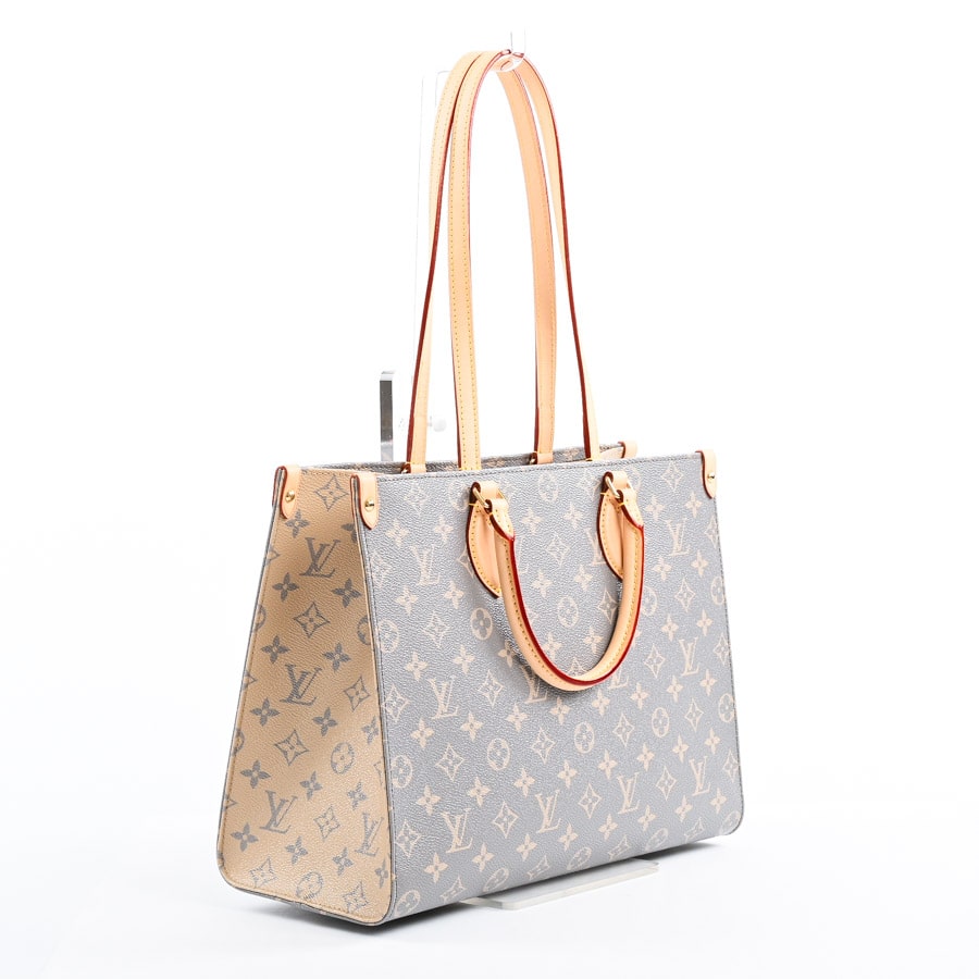 [SALE]ヴィトン Vuitton オンザゴー MM トリアノン グレー オンザゴーMM(約W34.5xH26xD15cm(実寸) グレー / トリアノン