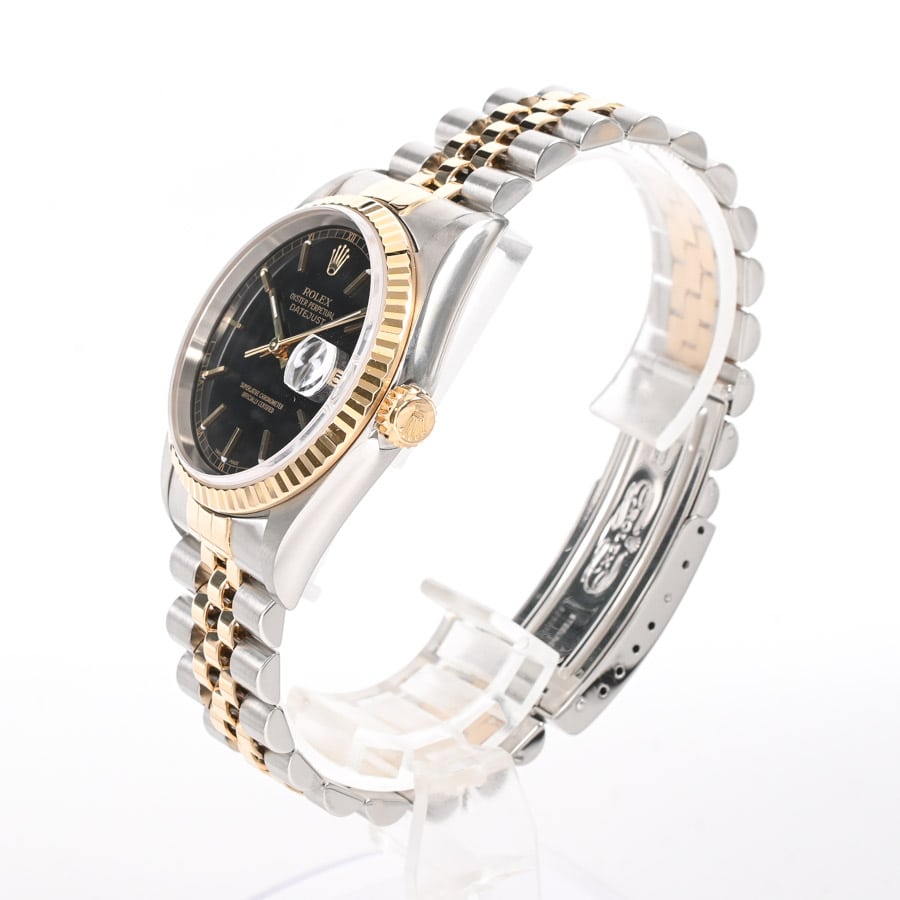 ロレックス　デイトジャスト　16233用　純正ブレスコマ ロレックス デイトジャスト コンビ 1991年製 Ref.16233 箱