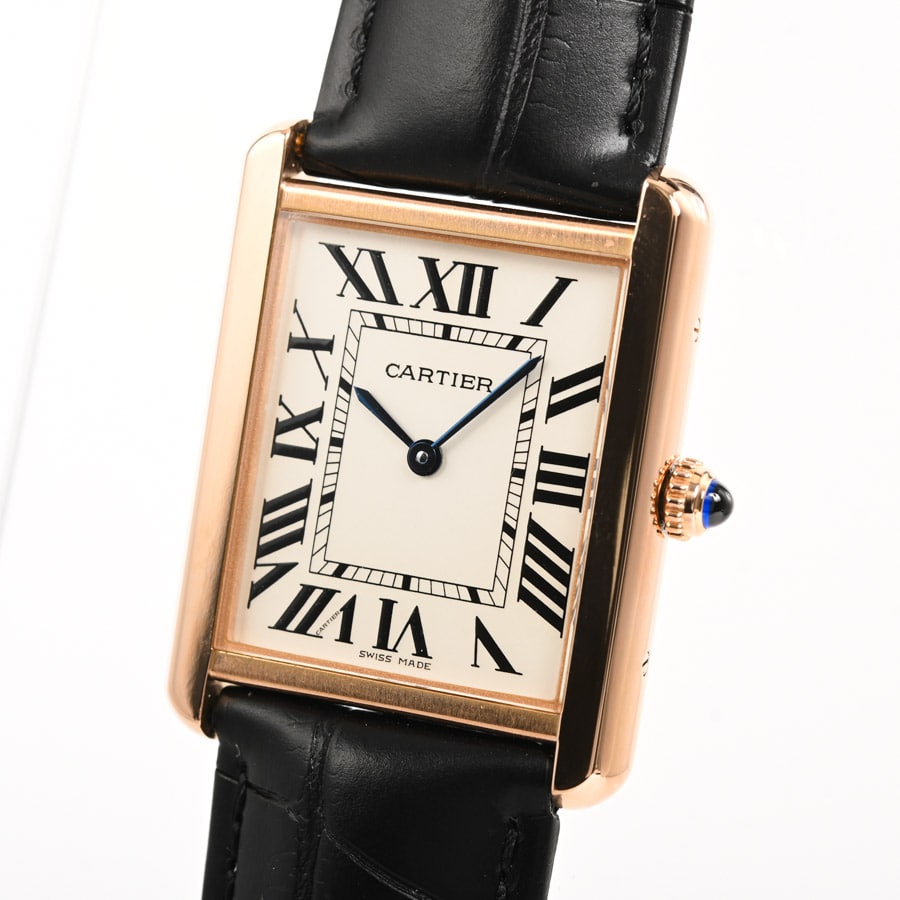 Cartier タンクソロ lm 楽天市場】カルティエ Cartier タンクソロ LM メンズ K18PG ピンク