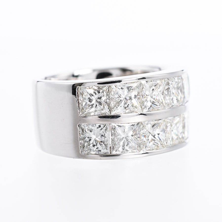 ダイヤ リング | K18ホワイトゴールド | 中古A品| レディース│ノン