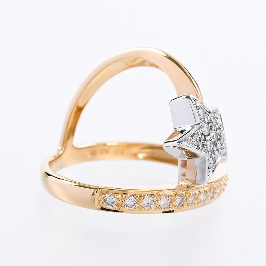 ダイヤ　原石　K18　YG/WG　リング　11.5号 ダイヤ リング(11.5号): ジュエリー【公式】ブランド品通販・販売の