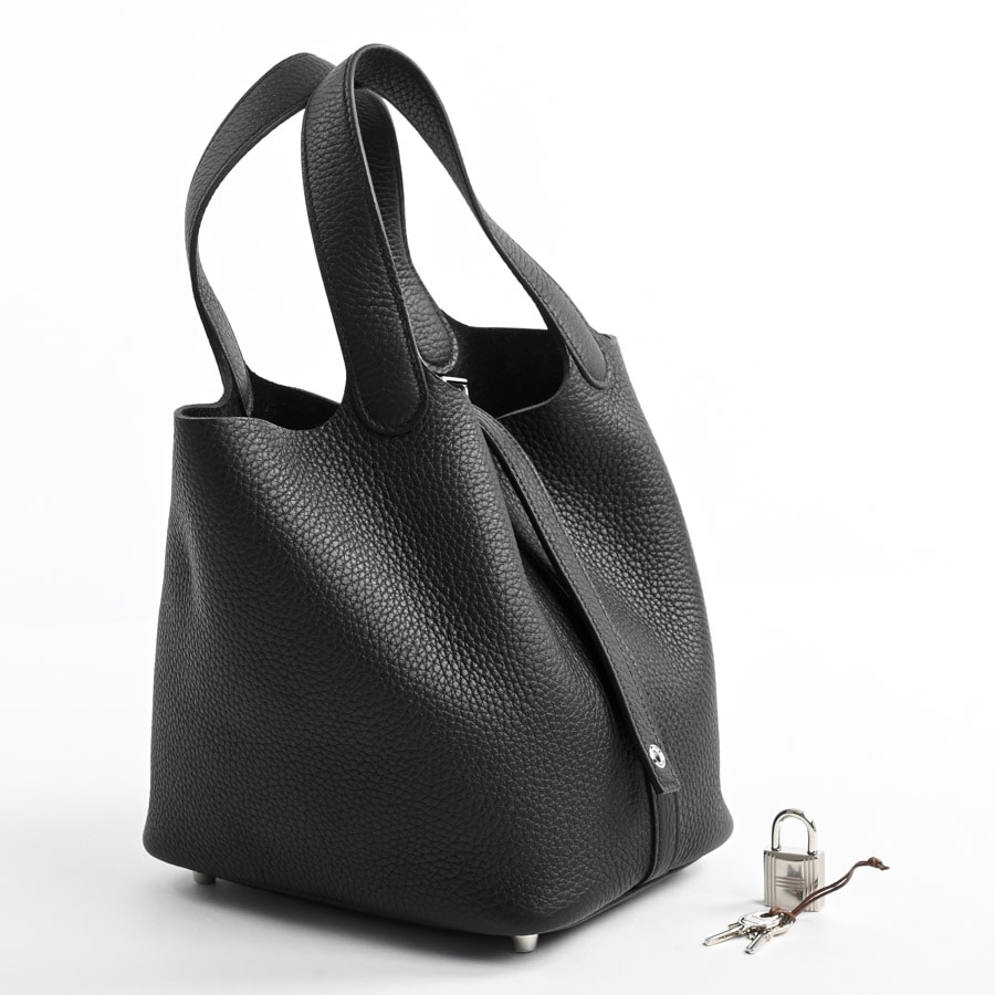 ハンドバッグ HERMES】エルメス ピコタンロックPM ハンドバッグ トリヨンクレマンス
