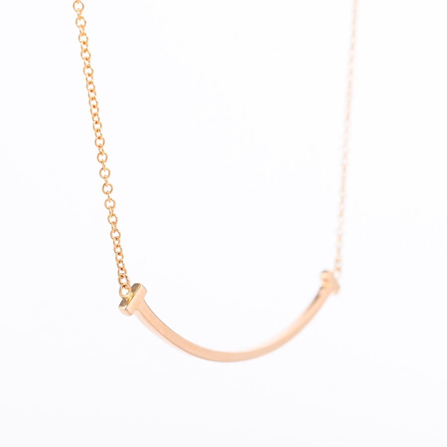 Tスマイルペンダントスモール | K18ピンクゴールド | 中古A品