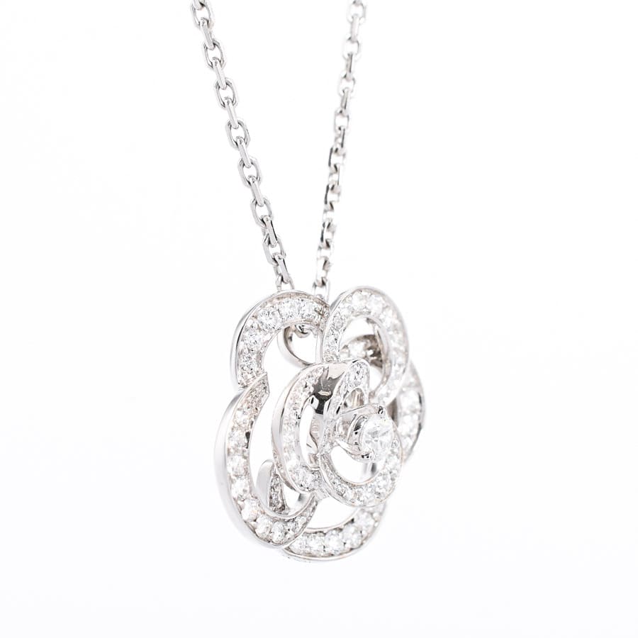 カメリア | J2580 | K18ホワイトゴールド | 中古A品| レディース