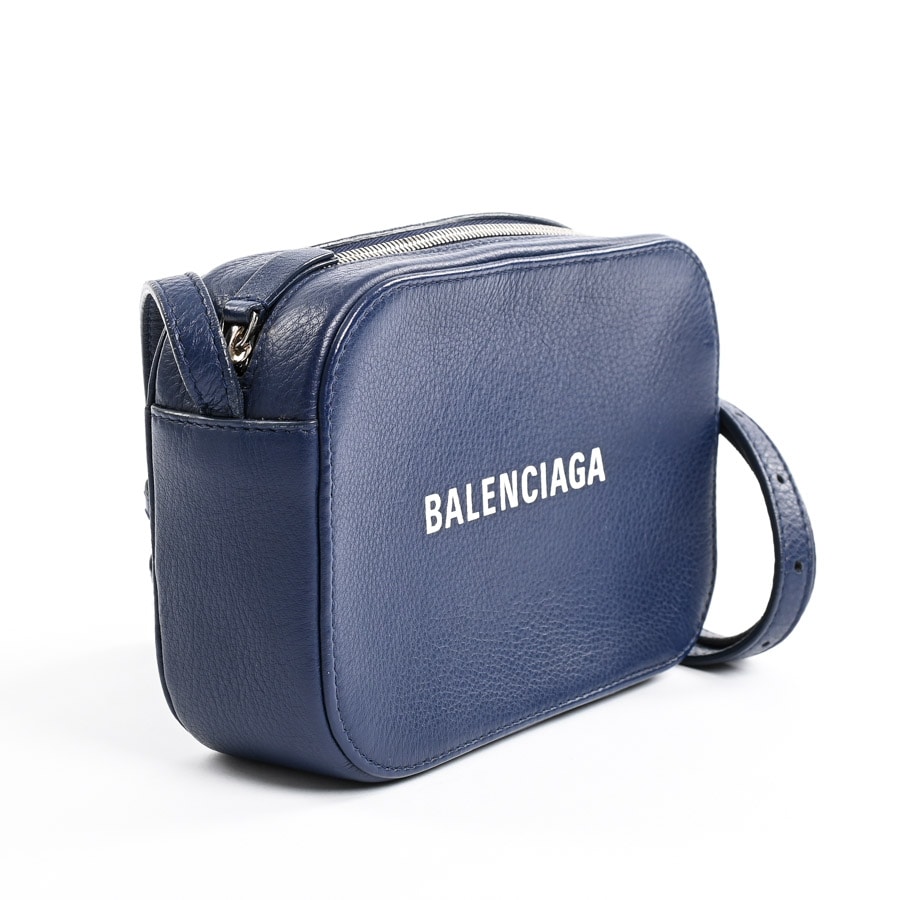 バレンシアガ エブリデイ カメラバッグ レザー ショルダーバッグ ネイビー BALENCIAGA バレンシアガ バッグ ショルダー EVERYDAY XS CAMERA BAG