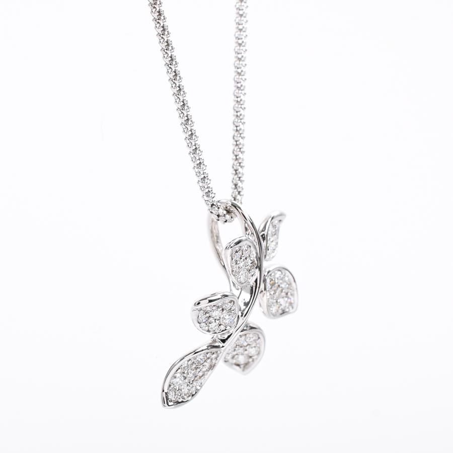 ダイヤ ネックレス | K18ホワイトゴールド | 中古A品