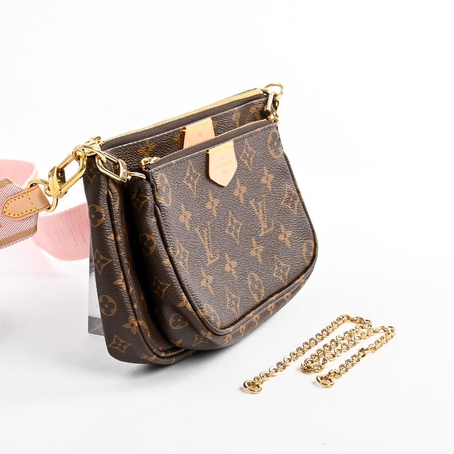 ミュルティポシェットアクセソワール(約W23xH13xD4cm ローズ / ローズ