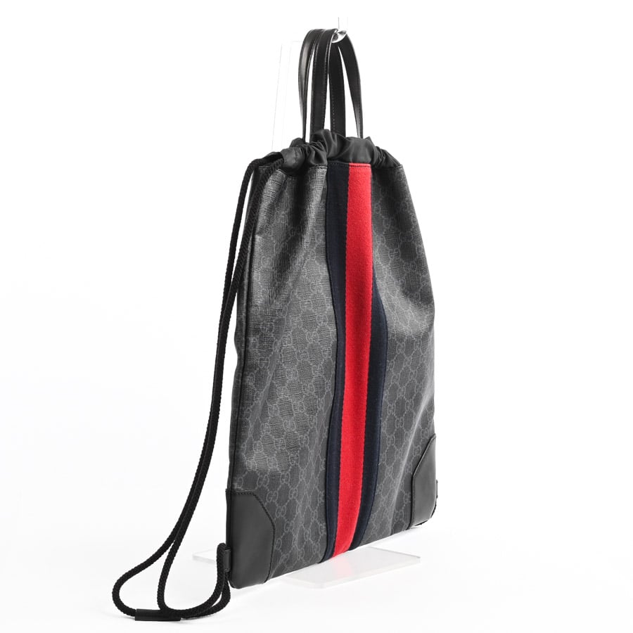 ドローストリングバックパック(約W38xH41.5cm ブラック): ブランド