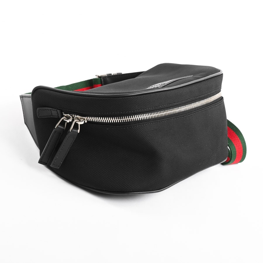ウエストバッグ(約W24xH10xD15cm(実寸) ブラック): ブランドバッグ