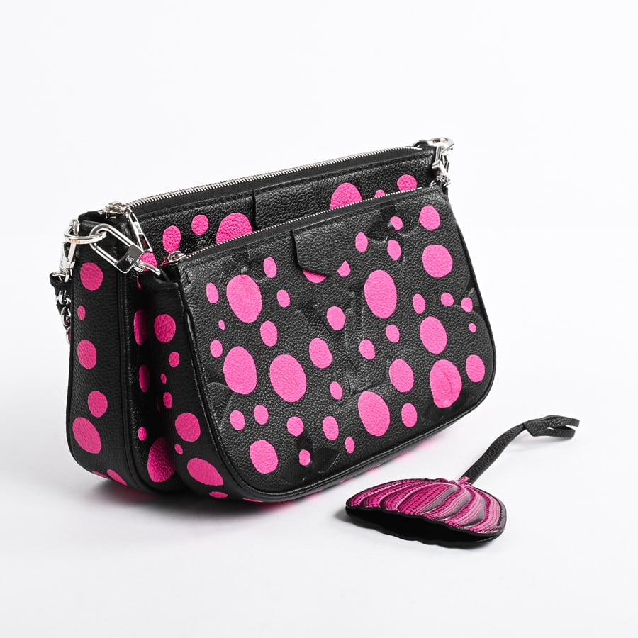 池袋店限定JSK ピンク×黒 LVxYKミュルティポシェットアクセソワール | M46421 | クロス