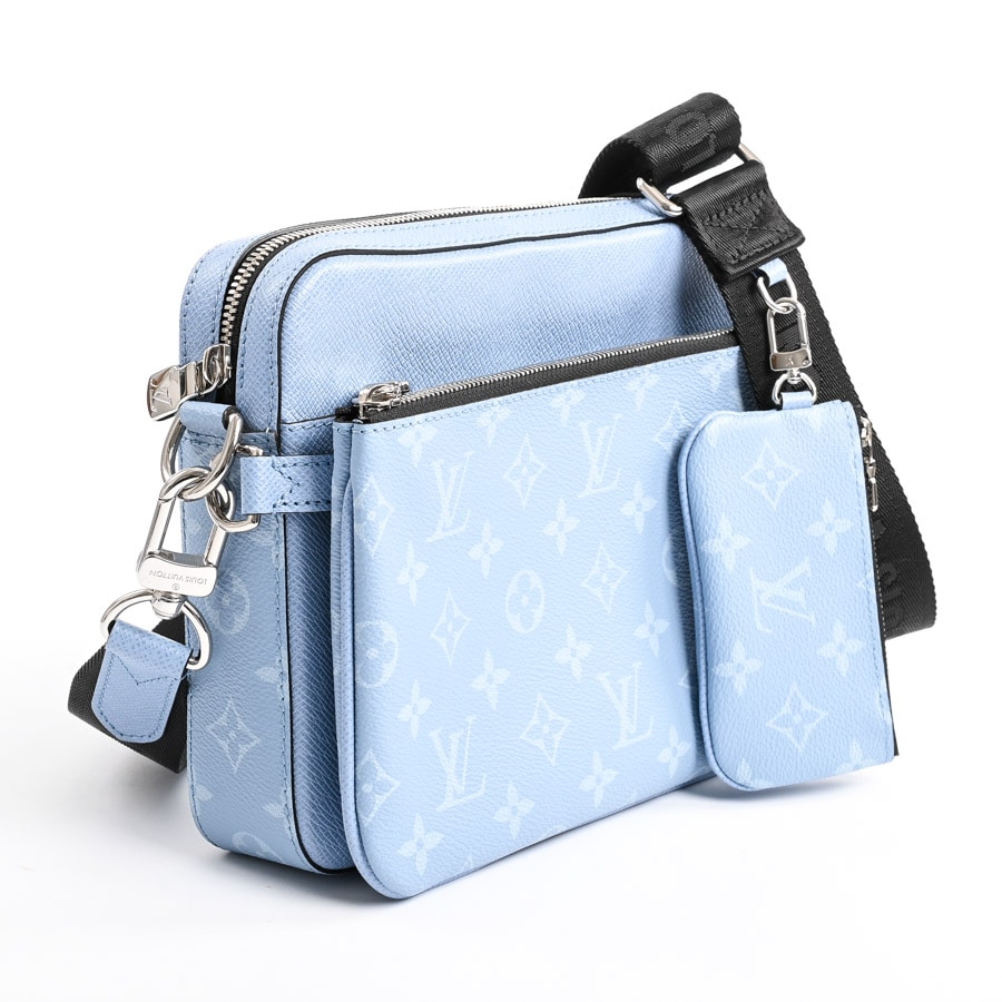 トリオメッセンジャー(約W25xH18xD4cm(実寸) ライトブルー): ブランド